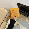 Cheese Shaped Mini Bags For Women New Cute Earphone Lipstick Purses And Handbags Female Small Crossbody Shoulder Bag