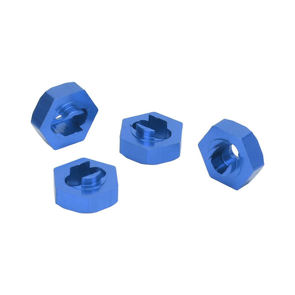 4PCS Wheel Hex Hub Adapter Aluminum Alloy Wheel Hex Coupler for LaTrax Teton 1Celsius18 RC Truck