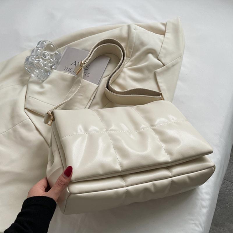 Роскошные дизайнерские сумки-тоуты большой емкости из искусственной кожи через плечо женская брендовая однотонная стеганая сумка-мессенджер MIT