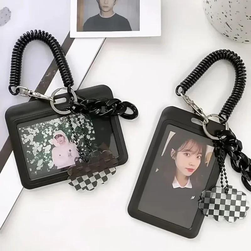 Binder Photocard Holder Kpop Picture Frame Card Sleeves Protector Photo Card Holder Binder Photo Frames Stand Desk Accessorie