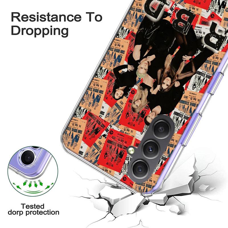 F-Fashion RBD R-Rebelde Cover For Samsung A54 A34 A24 A14 A53 A33 A23 A13 A52S A32 A22 A12 Phone Galaxy A03 A04 A02S A42 A73 TPU