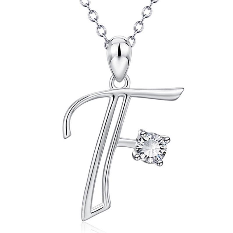 Ожерелье с подвеской Weiya Wish Diamond Alphabet — модное и стильное