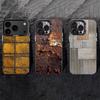 Ретро-индустриальный стиль Ржавые стены Чехол для телефона Для iPhone 17,16,15,14,13,12,11 Plus,Pro Max,XS,Цветной серебристый чехол для телефона