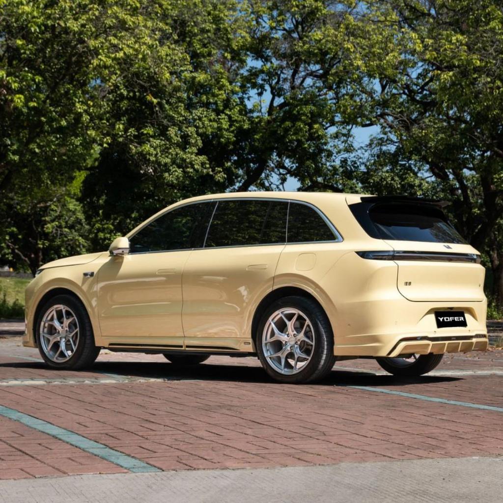 Совместимо с Li Auto L9: Обвес YOFER, включающий передний бампер, боковые юбки, заднее антикрыло, задний диффузор, задний бампер, угловые накладки, передний сплиттер.