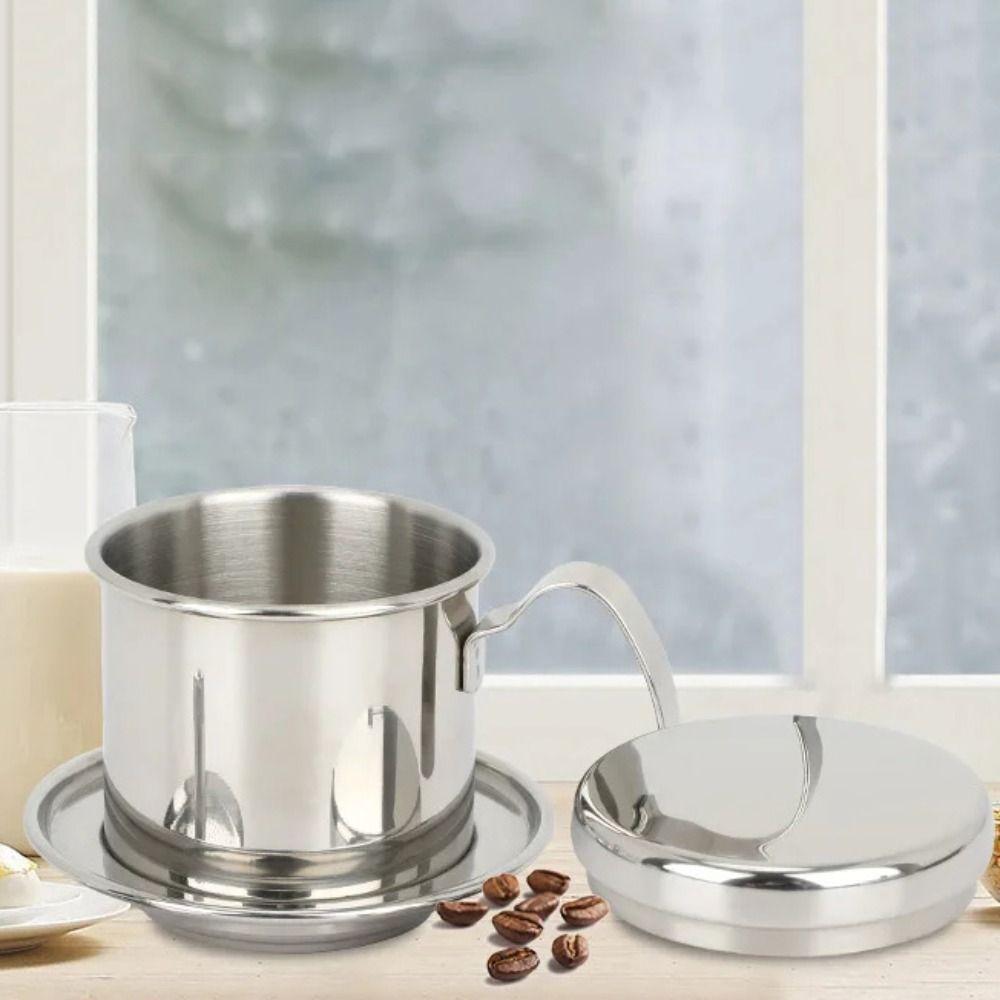 Многоразовый Дизайн Нержавеющая Сталь Кофе Дрип Брювер Стальной Фильтр Кофе Дрип Фильтр Домашнее Пивоварение