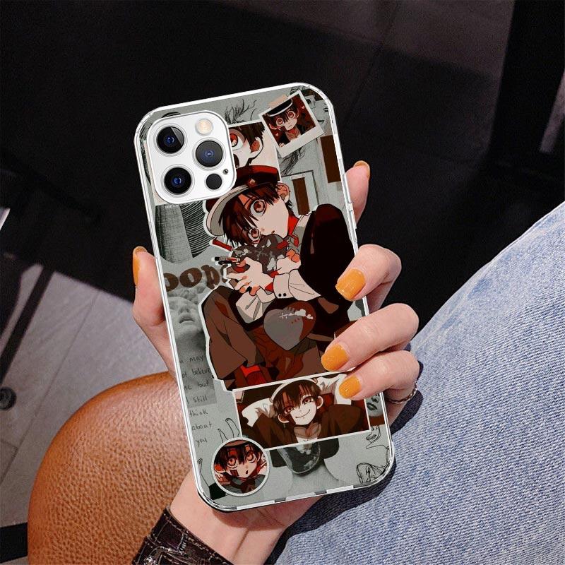 Чехол для телефона с принтом аниме Туалетный мальчик Ханако-кун для iPhone 17 Air 16 Pro Max 16E 15 + 14 Plus 11 12 13 Mini 7 8 SE Подарок Забавная обложка