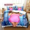 Комплект постельного белья Mariah Carey Односпальный Twin Ful Quen King-Size Размеры Размеры Комплект постельного белья Взрослый Детская спальня Комплекты пододеяльников 3D Kawai Комплект простыней