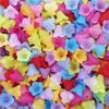 20Pcs Transparent Frosted Morning Gory Flower Beads End Caps Findings Jewelry Making
