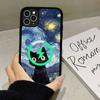 Ван Гог Арт Милый Котенок Magsafe Чехол для iPhone 17 16 Pro Max 15 14 Plus 13 12 11 Беспроводная Зарядка Чехол для Телефона