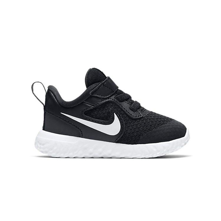 Nike REVOLUTION 5 Низкие детские кроссовки Черно-белые для младенцев и малышей BQ5673-003