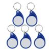 100pcs RFID IC Keyfobs 13.56 MHz Keychains NFC Key Tags ISO14443A MF Classic 1k Token Tag for Smart Access Control System