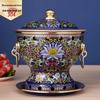 Одноместный медный самовар YuzhuXun с дизайном в виде лотоса