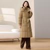 Новая длинная хлопковая одежда женская осень и зима новая мода зарубежный стиль с капюшоном утолщенная теплая женская хлопковая куртка