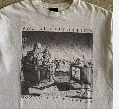 Social Distortion Little Monster Мамы Черная Унисекс Футболка Репринт