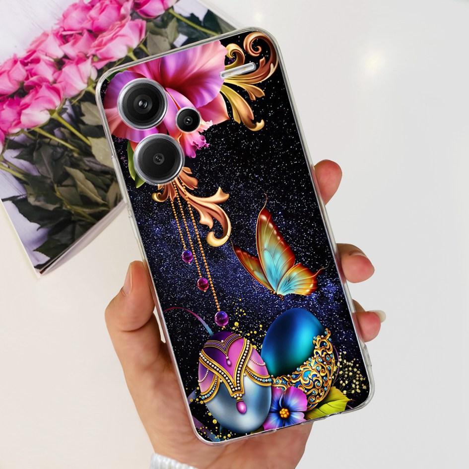 For Xiaomi Redmi Note 13 5G Case Luxury Marble Transparent Phone Cover For Redmi Note 13 Pro Plus Funda on Note 13 Pro 5G Bumper