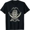 Пиратская футболка с черепом и скрещенными костями Jolly Roger