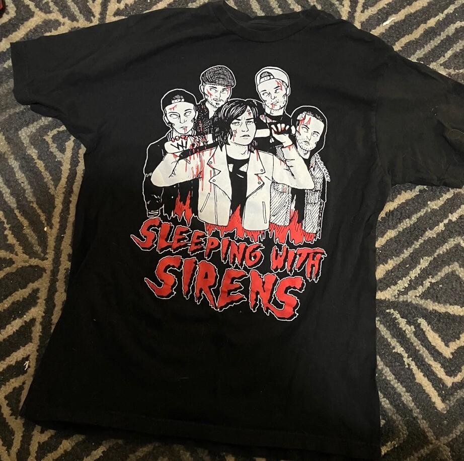 sleeping with sirens Band T-shirt Classic Unisex Cotton All Size Unisex T-Shirt
