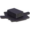 1set Kraft Paper Folding Box Drawer Box Rectangle Black 12.1x5.1cm Finished Product: 10.6x3.6x3.5cm 20pcs/set
