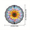 10-дюймовый неоновый цветочный ветряной спиннер 2D кинетический металлический подвесной декор для сада, двора, улицы, помещения, динамическая художественная скульптура, подарок для женщин, мужчин, мамы, папы