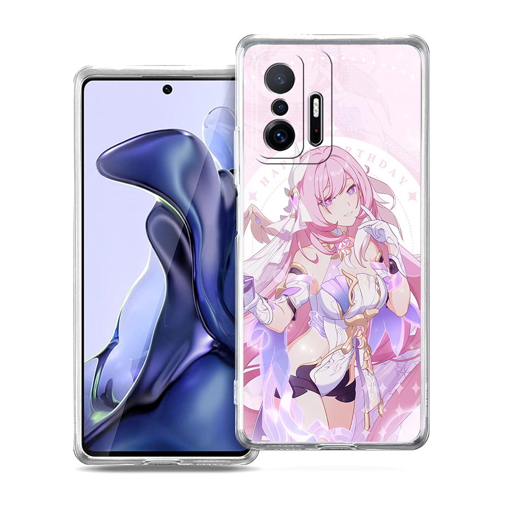 Чехол для телефона Honkai Impact 3rd Для Xiaomi 14 13 12 Lite Mi 11 Ultra 11X 13T 12T Для Poco X5 X4 X3 NFC F5 F4 M4 Pro 5G