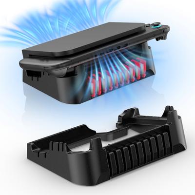 Горизонтальная подставка для игровой консоли для экономии места Game Switch/OLED Нескользящая с теплоотводом База для хранения консоли