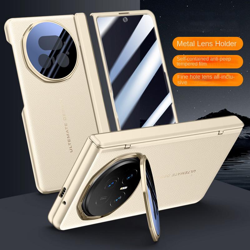 Кожаный чехол-защита с закаленным стеклом и защитой экрана для Honor Magic V 5 magic V5 с пружинным креплением для крышки держателя камеры