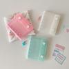 M5 Size Casual Korean Fashion Photo Card Holder Sweet Candy Color Scrapbook Case for Notebook Student Supplies