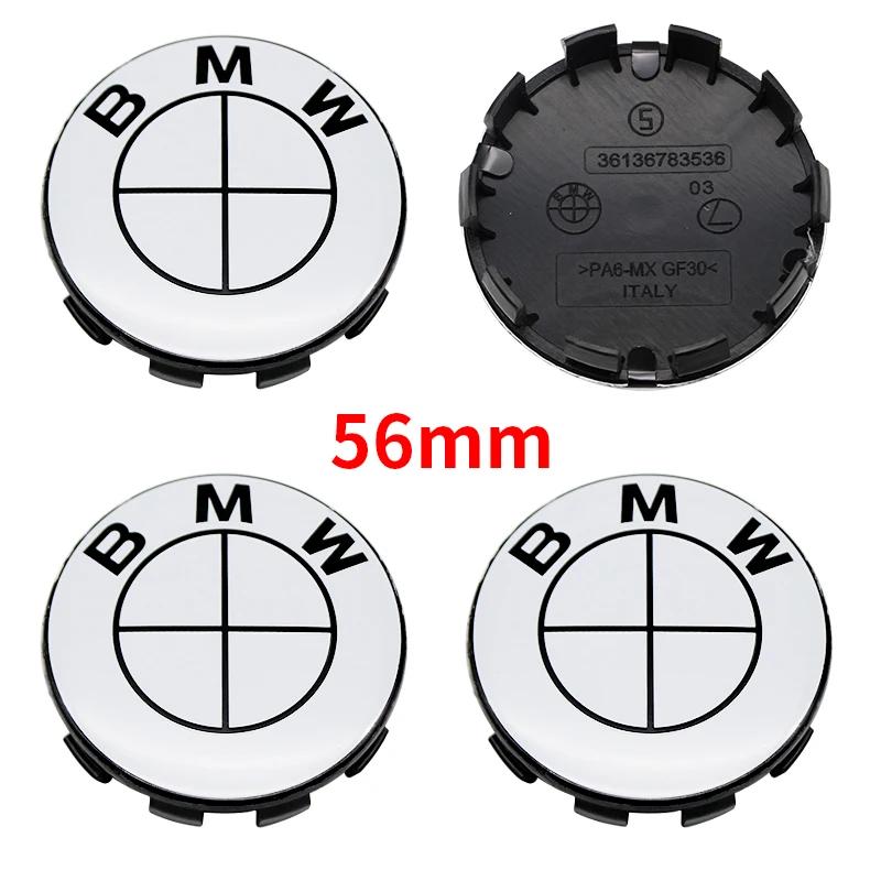 BVYD9 7Pcs ABS Car Front Grille Trunk Logo All white For BMW G30 G31 G38 G11 G12 G20 G28 F10 F48 F21 F22 Wheel Rim Decoration Cover