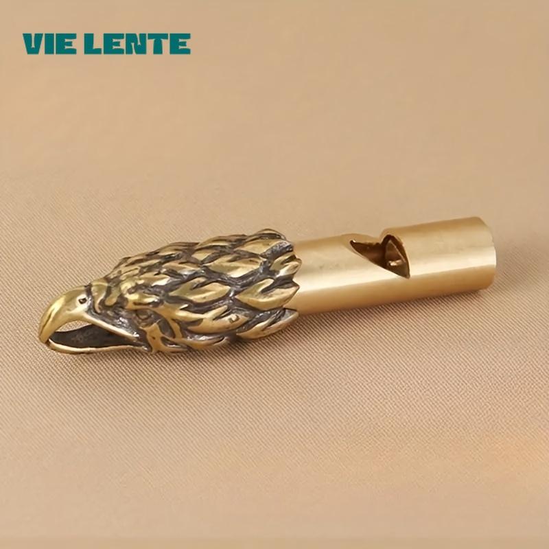 Premium Large Copper Eagle Head Whistle - Durable Ideal For Emergency Survival Outdoor Sports