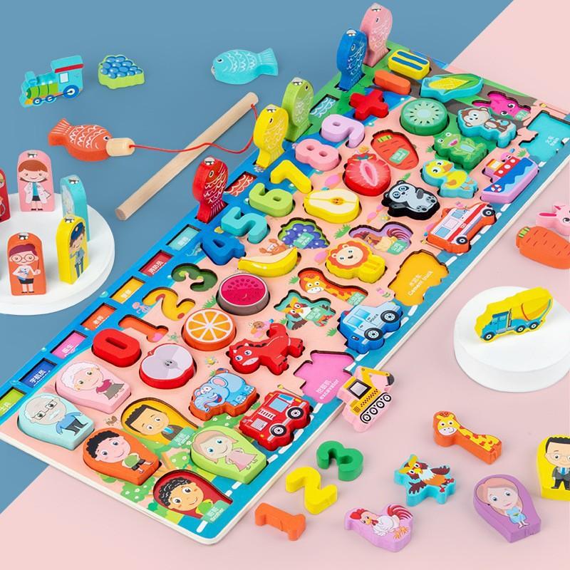 Цифры алфавит дорожное движение логарифмическая доска детское развитие образовательных способностей раннее детство образовательная головоломка строительный блок игрушка для рыбалки