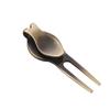 for Golfer Silver Putting Green Fork Golf Divot Tool Ball Fork Golf Pitchfork Golf Marker Pitch