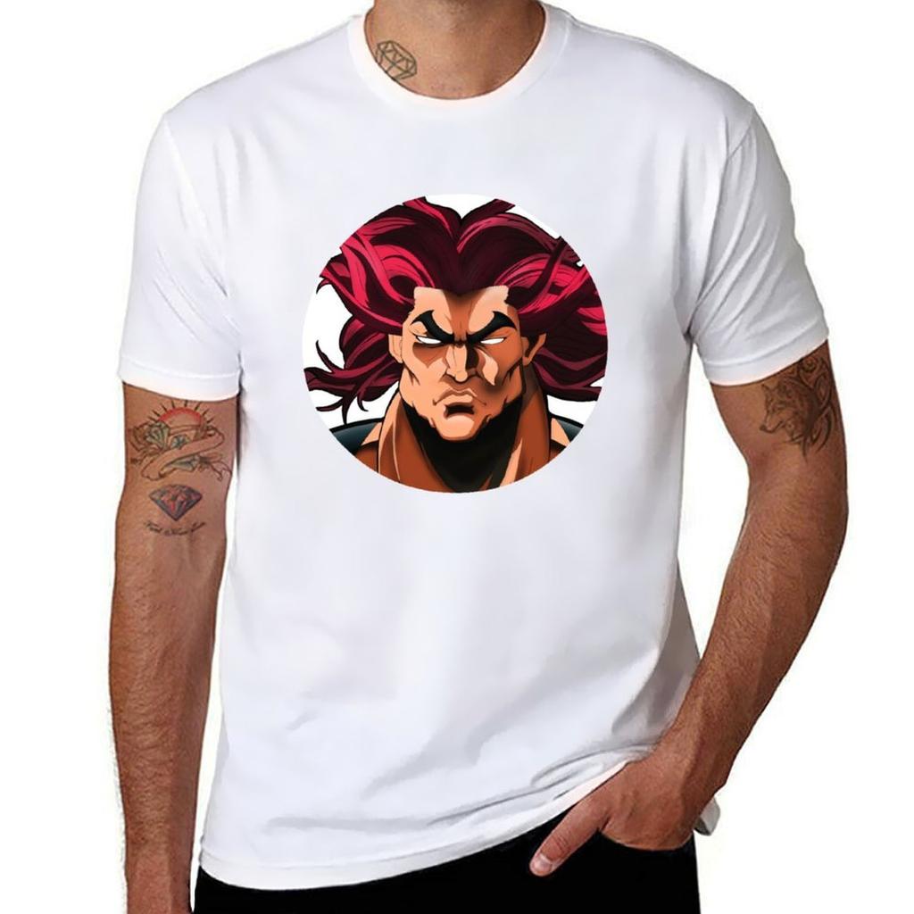 Baki Yujiro Hanma badass fanart TShirt Creative Graphic Tee Shirt