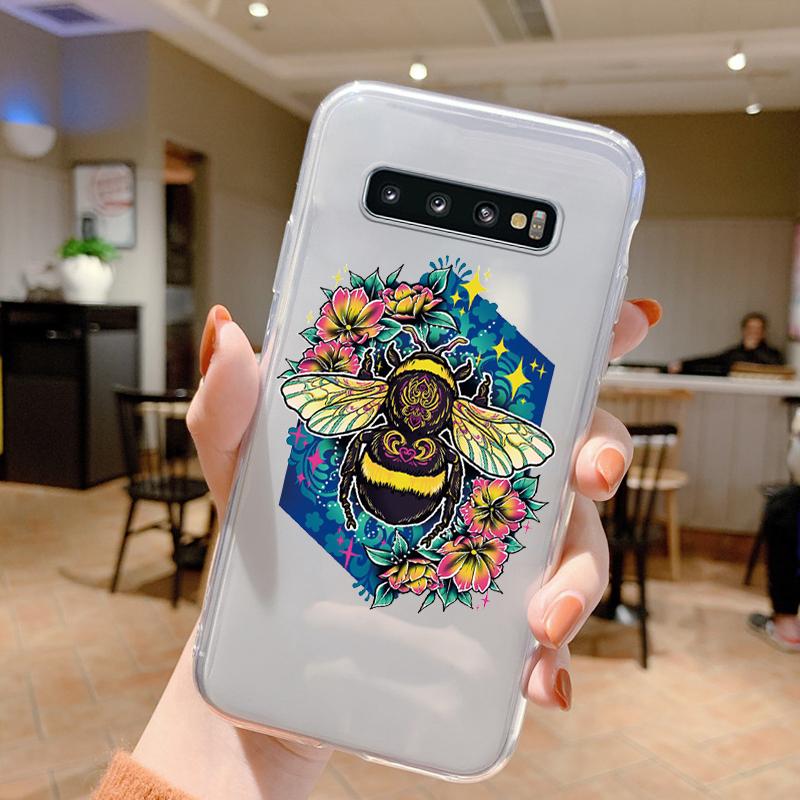 For Samsung Galaxy S10 Plus S10E Phone Case Shockproof Silicone Soft Funda Cute Transparent Bumper Coque For Samsung S10 S10+