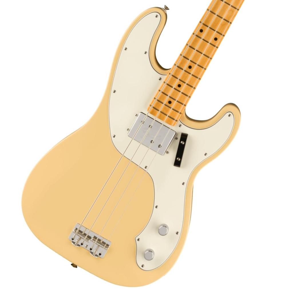 Fender II Клен Винтаж с Мягким Кейсом Vintera® '70s Telecaster® Bass, Накладка на Гриф, Белый,