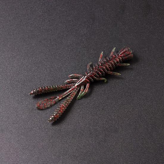 10 шт. 7 см/2,45 г Рыболовная приманка Хорошая гибкость Высокая эластичность Имитационный дизайн Яркий цвет