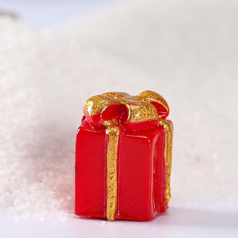 Смола Искусственные Украшения Милый Снеговик Санта Клаус Микро Ландшафт Макет Реквизит Бонсай Украшение