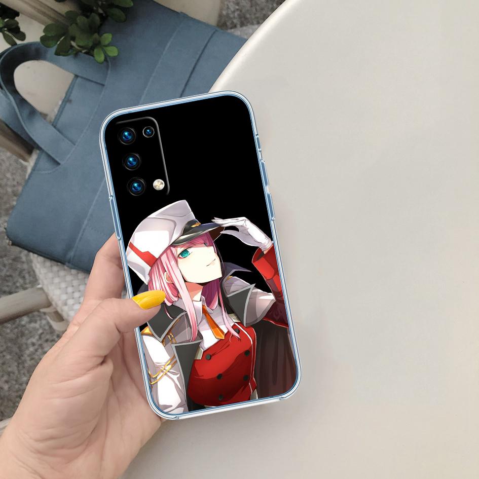 PP64 Zero Two Soft Shell Transparent Phone Case for Motorola Moto G7 G8 G9 G84 G85 G73 G24 G15 Z2 Play Power Plus