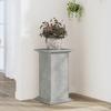 VidaXL Plant Stand Concrete Grey 33x33x60 Cm Engineered Wood 852963