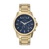 Armani BANKS AX7151SET Gold Watch [AX Exchange] Men's