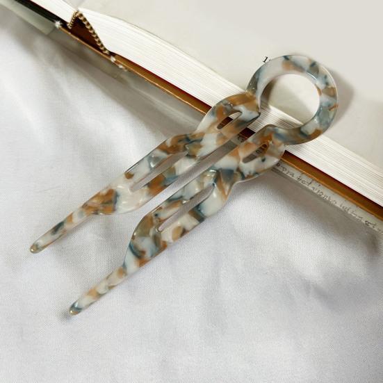 3 шт. ацетатная U-образная заколка для волос, легкая, нескользящая, длинная, густая, для волос, французская заколка для волос, аксессуары для волос для женщин и девочек