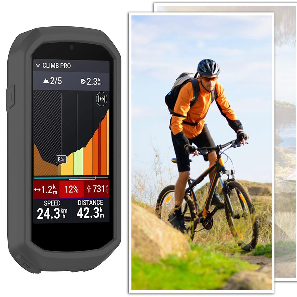Для Garmin Edge 1050 Силиконовый Чехол Бампер Защитная Крышка Защита от Царапин Полностью Покрывающий Защитный Чехол Мягкий Защитный от Падений Бампер Чехол-Рукав