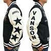 Двусторонняя куртка-джемпер Stadium One Star Biker Outerwear [Banson] NVSZ-2417 для мужчин (JP, Алфавит, 2XL, Черный)