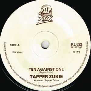7-дюймовая пластинка TAPPER ZUKIE Ten Against One Rockers KL622 Klik 1976 UK Регги Ска Даб Б/у