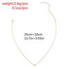 Fashion Moon Leaf Pendant Necklace Women Holiday Beach Statement Necklace Jewelry