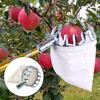 Metal Fruit Picker Agricultural Bayberry Jujube Fruit Picking Tool Garden Orchard Apple Peach High Tree Catcher Collection Pouch