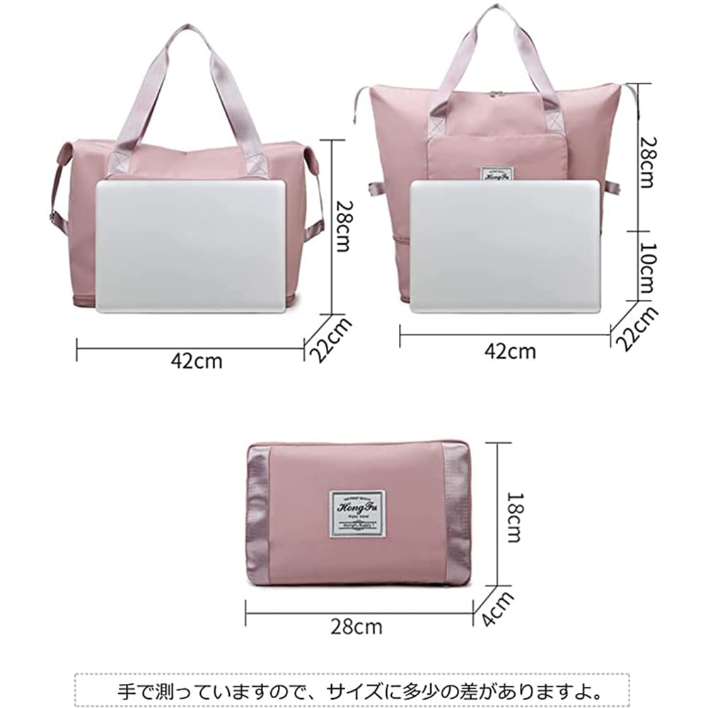 Gym Large Capacity Travel Sports Foldable Travel Travel Shoe Travel 2 School Business Unisex [cnstone] Bag, Bag, Bag, Bag, Waterproof, Nylon,