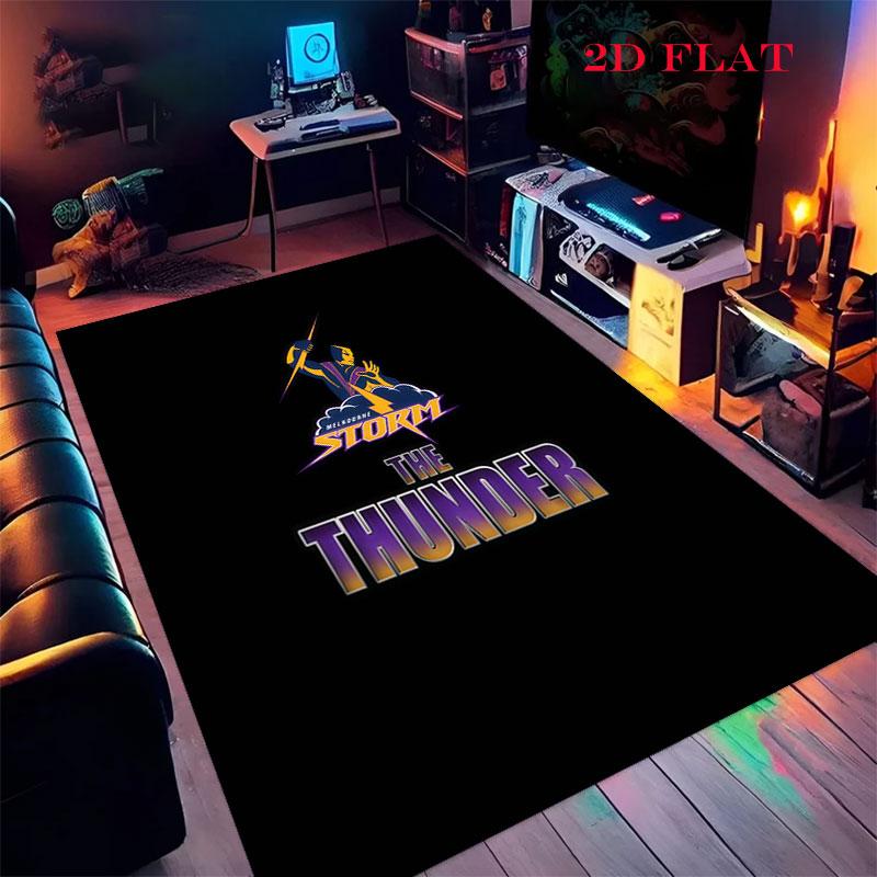 Ковер Melbourne Storm для гостиной, спальни, дома, украшение дивана, нескользящий коврик для игр детей