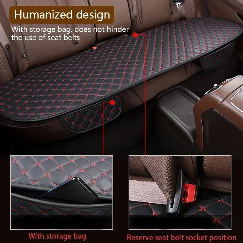 New Pu Leather Car Seat Cover Seat Back Cushion Minimalism Seat Cushion Universal Wear-resistant and Durable Four Seasons