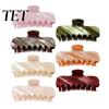 Strong Hold Hair Accessories Pearlescent Claw Clip, Non-Slip Clip for Women, Elegant Soft Color Dating Styling, Decorative Daily Wear Stylish