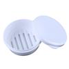 Creative Travel Portable Soap Box Bathroom with Lid Drain Soap Holder KTY